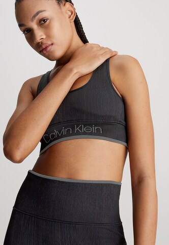 Calvin Klein Sport Bustier Sport-BH in Schwarz