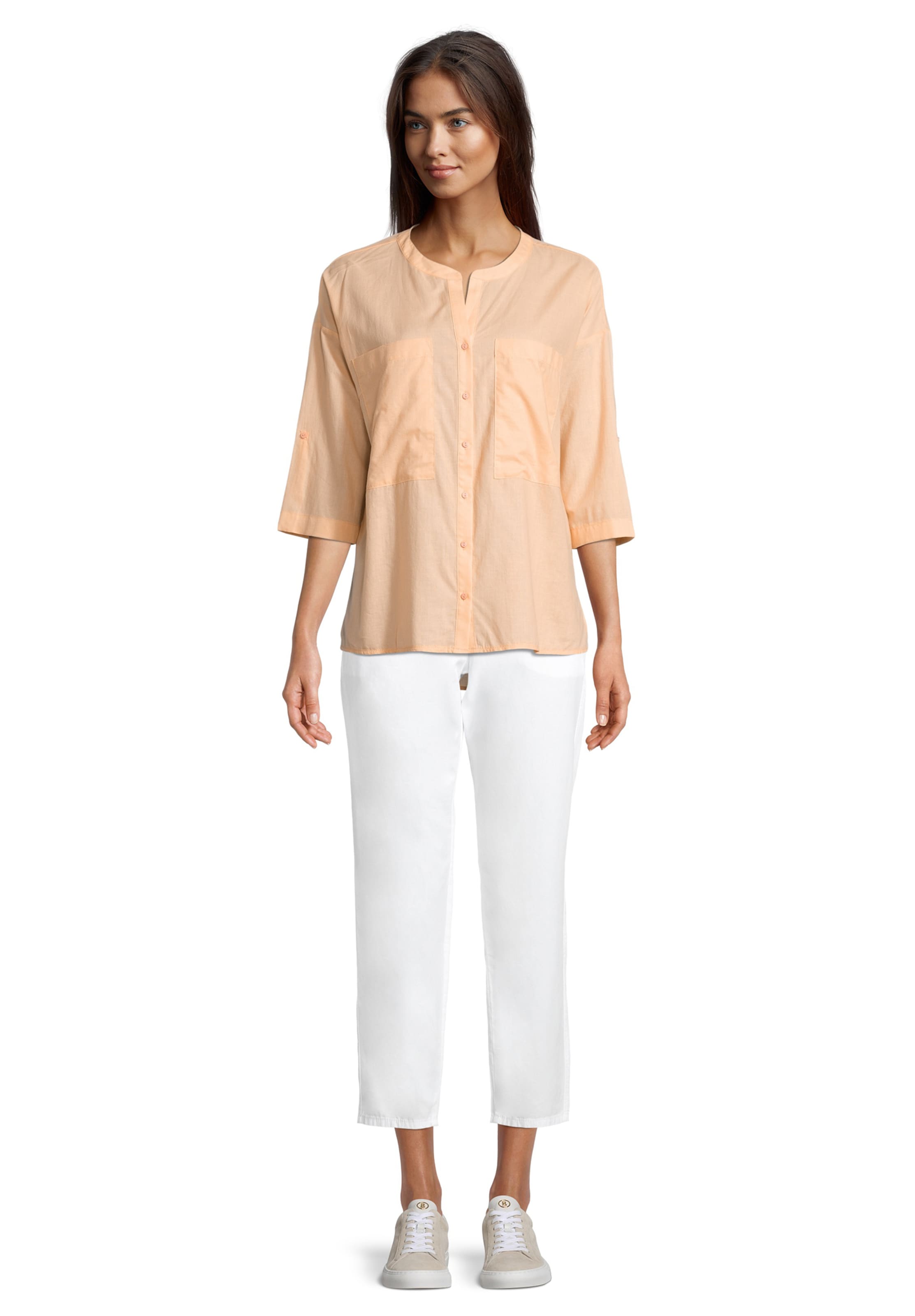 Frauen Große Größen Betty & Co Bluse in Apricot - RE73676 Frauen Große Größen Betty & Co Bluse in Apricot - RE73676