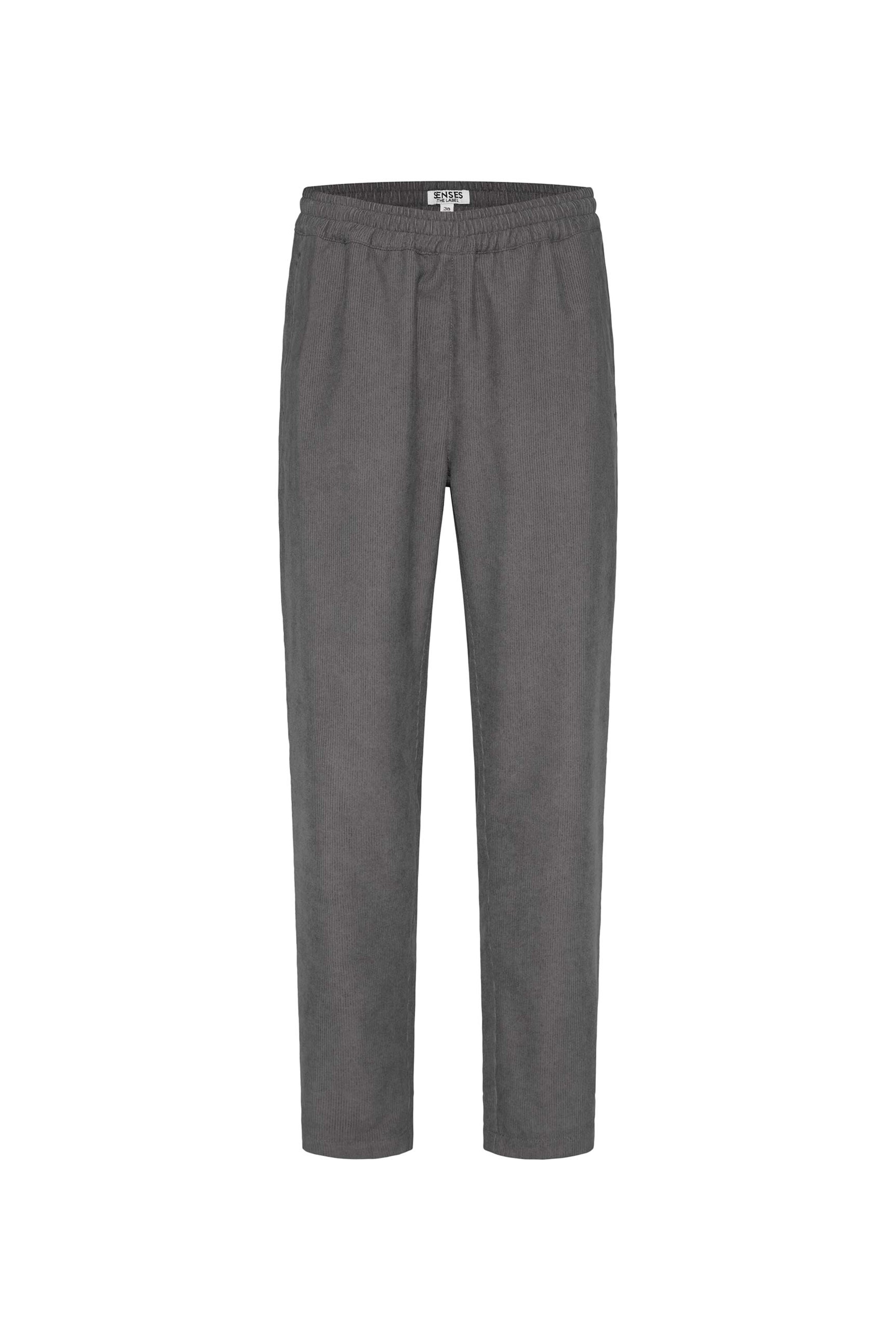 SENSES.THE LABEL Loose fit Pants in Grey: front