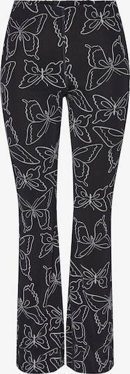 PIECES Pantalon 'BUNNA' en noir / blanc, Vue avec produit