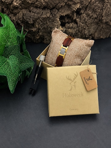 Holzwerk Armband 'RIEDSEE'‌‌ in Braun
