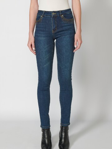 KOROSHI Slim fit Jeans in Blue: front