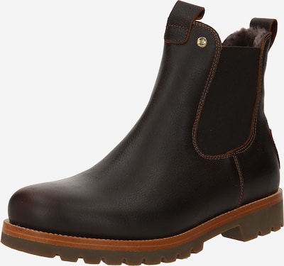 PANAMA JACK Chelsea boots 'Grass Nappa' i kastanjebrun / guld, Produktvy