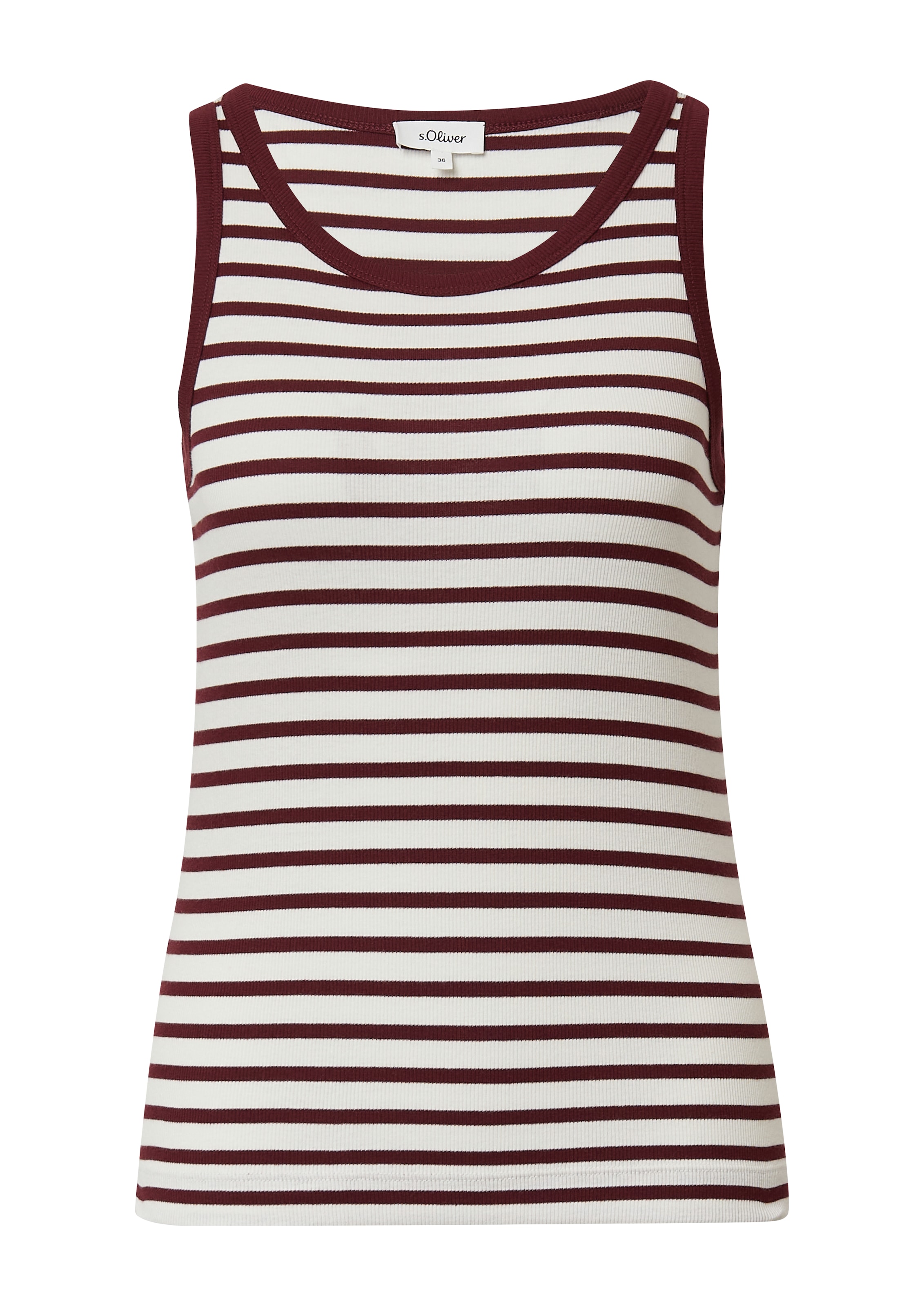 s.Oliver Топ в Красный: спереди