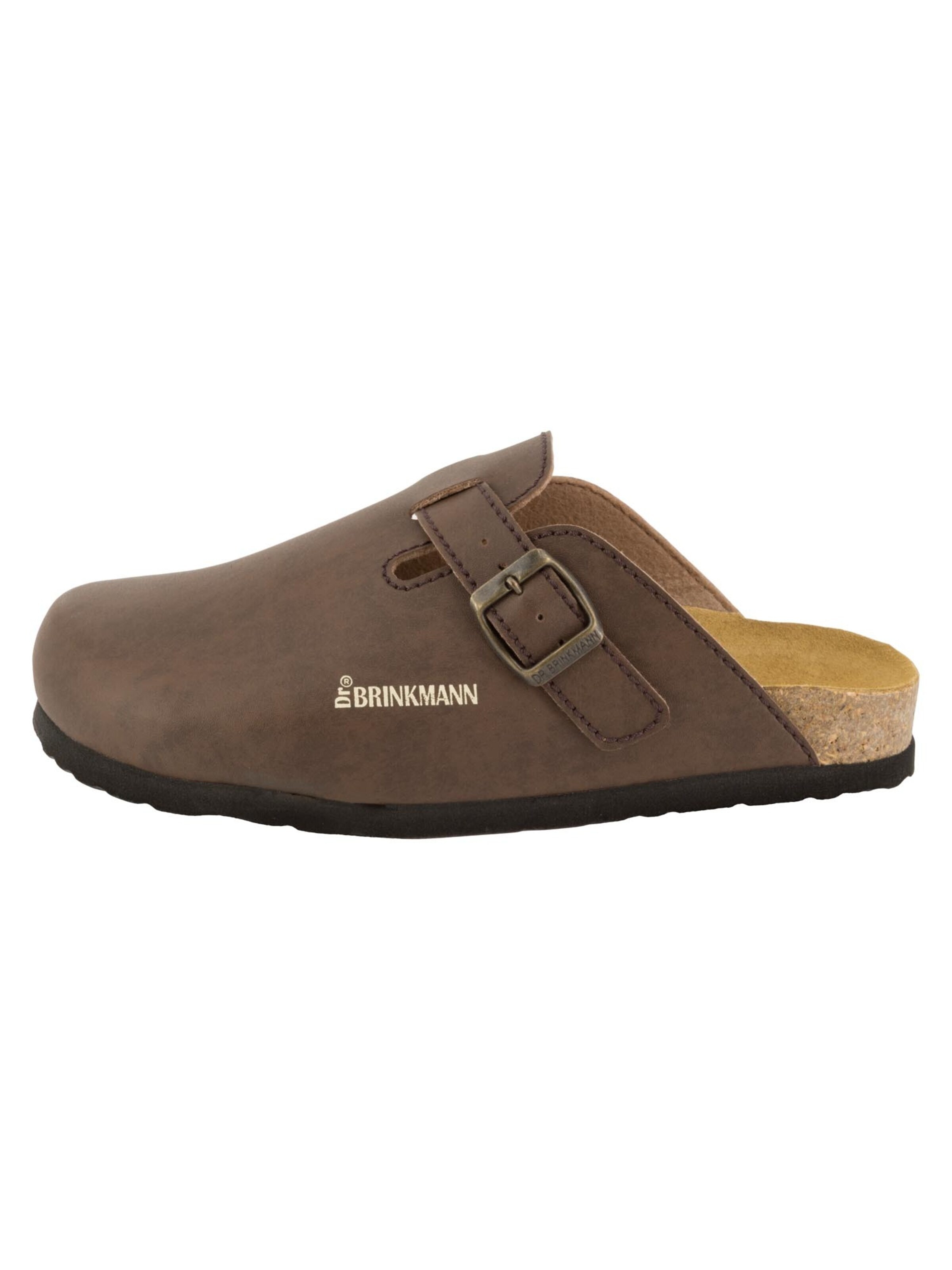 DR. BRINKMANN Clogs 'Nerpio' in Brown: front