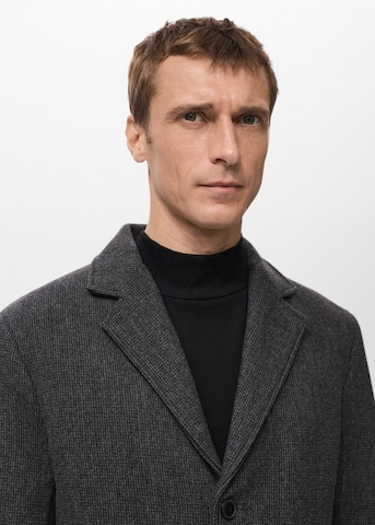 MANGO MAN Between-Seasons Coat 'Hake' in Grey