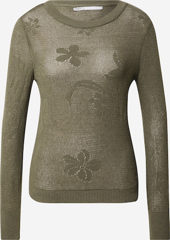 ONLY Sweater 'FILUCCA' in Green: front