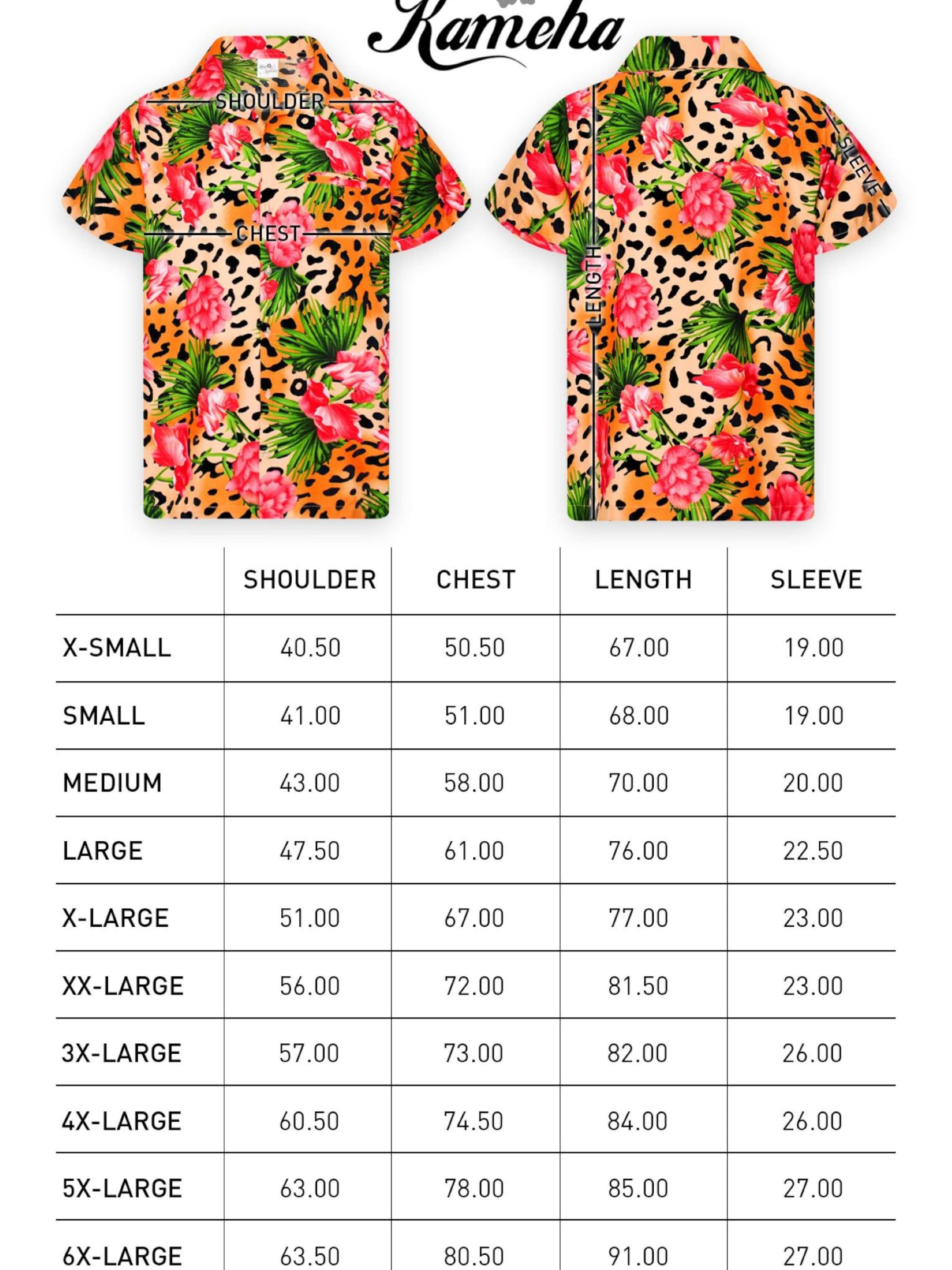 Maglietta 'Leopard Flowers' di King Kameha in arancione