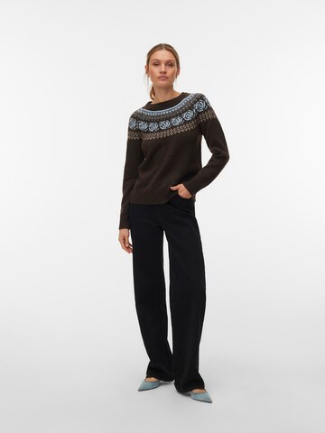 VERO MODA Свитер 'VMSIMONE' в Коричневый: спереди