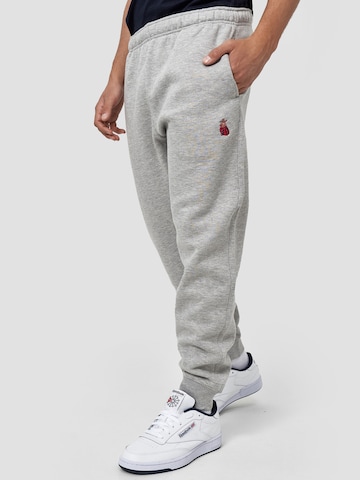 Mikon Tapered Trousers 'Herz' in Grey: front