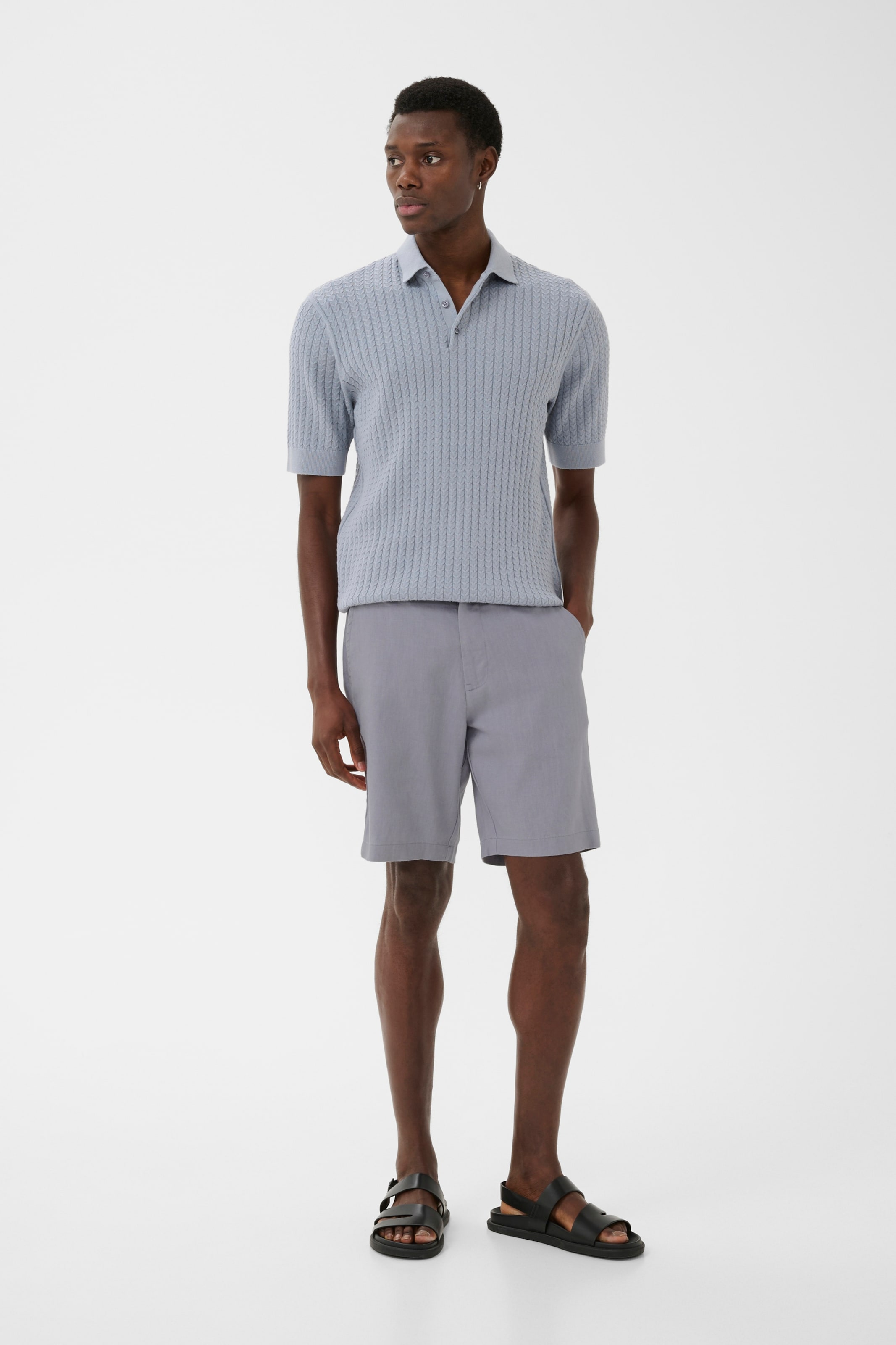 Regular Pantalon chino 'Harlow' Matinique en gris
