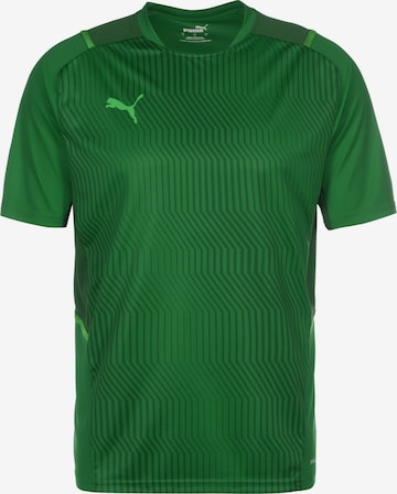 Maglia trikot 'TeamCup' di PUMA in verde: frontale