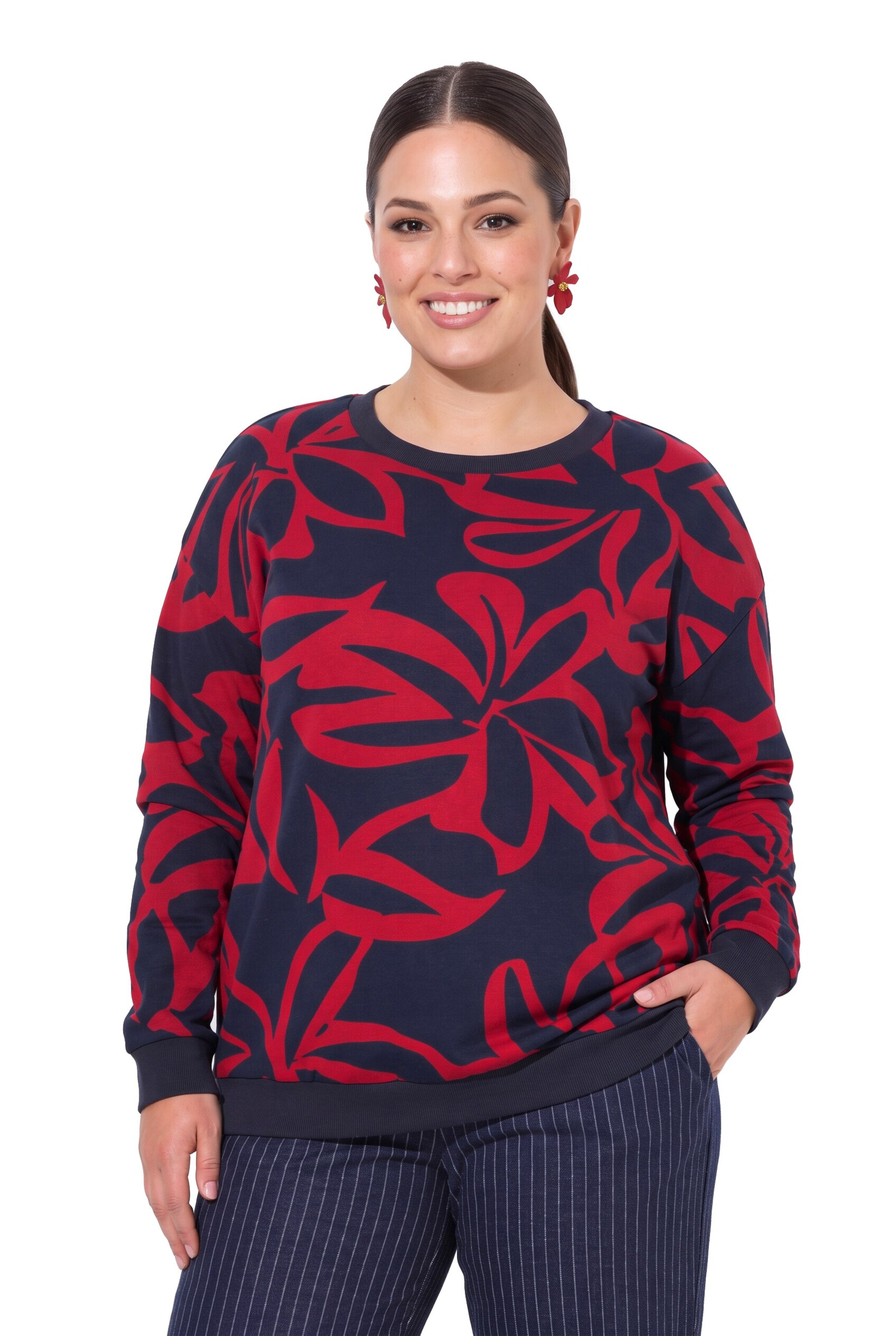 MIAMODA Sweatshirt in Blau: Vorderseite