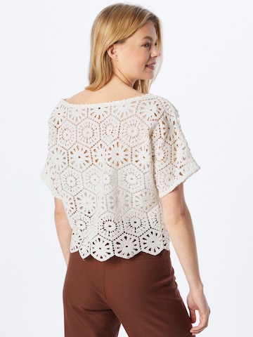 Sisley Bluse in Weiß