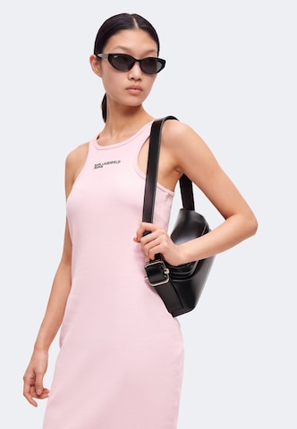 KARL LAGERFELD JEANS - Vestido de verano en rosa