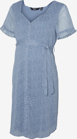 Vero Moda Maternity Kleid in Blau: Vorderseite