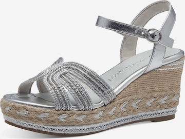 MARCO TOZZI Sandals '28370' in Silver: front