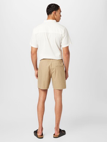 WEEKDAY Regular Pants 'Olsen' in Beige