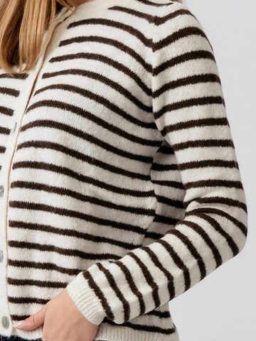 TEESHOPPEN Neulepaita ' Crizette Striped ' värissä valkoinen