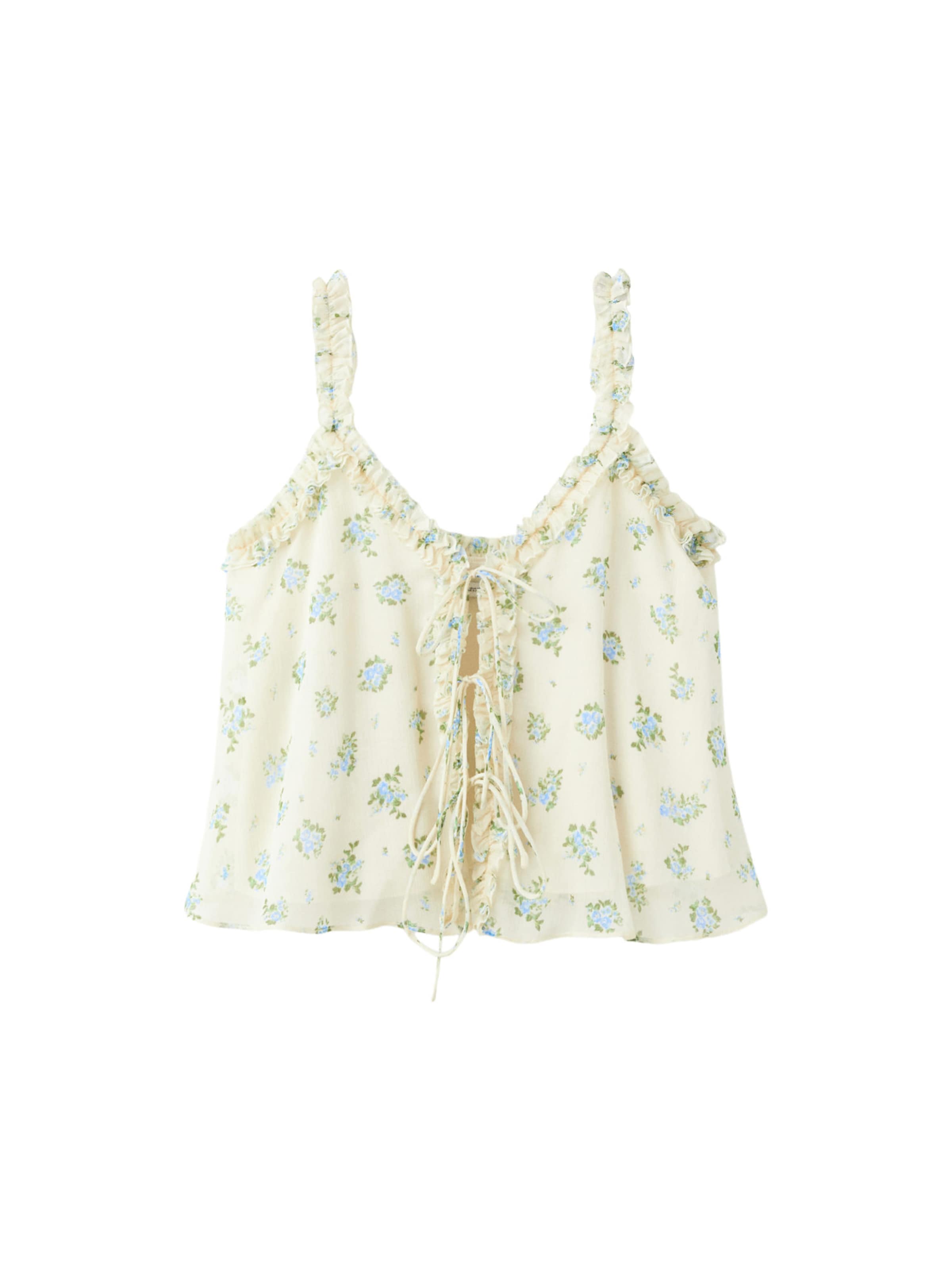 MANGO Overdel i hvid: forside