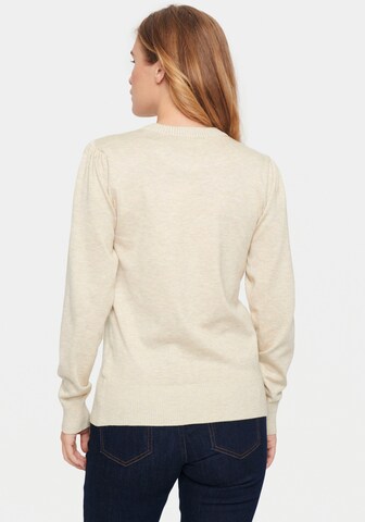 SAINT TROPEZ Sweater in Beige