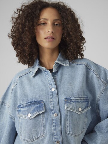 VERO MODA Bluse 'RIVER' in Blau
