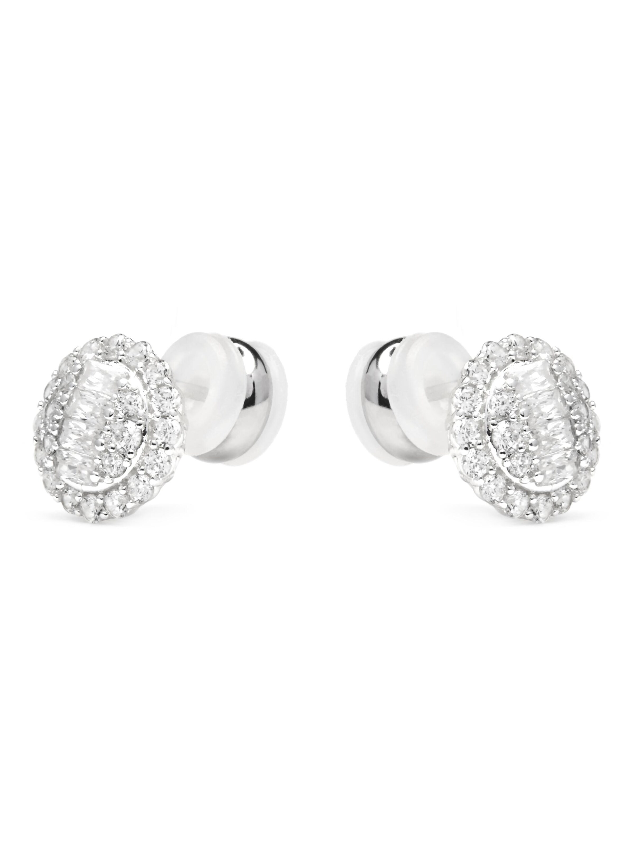 Luxenter Oorbellen 'Parlath' in Zilver