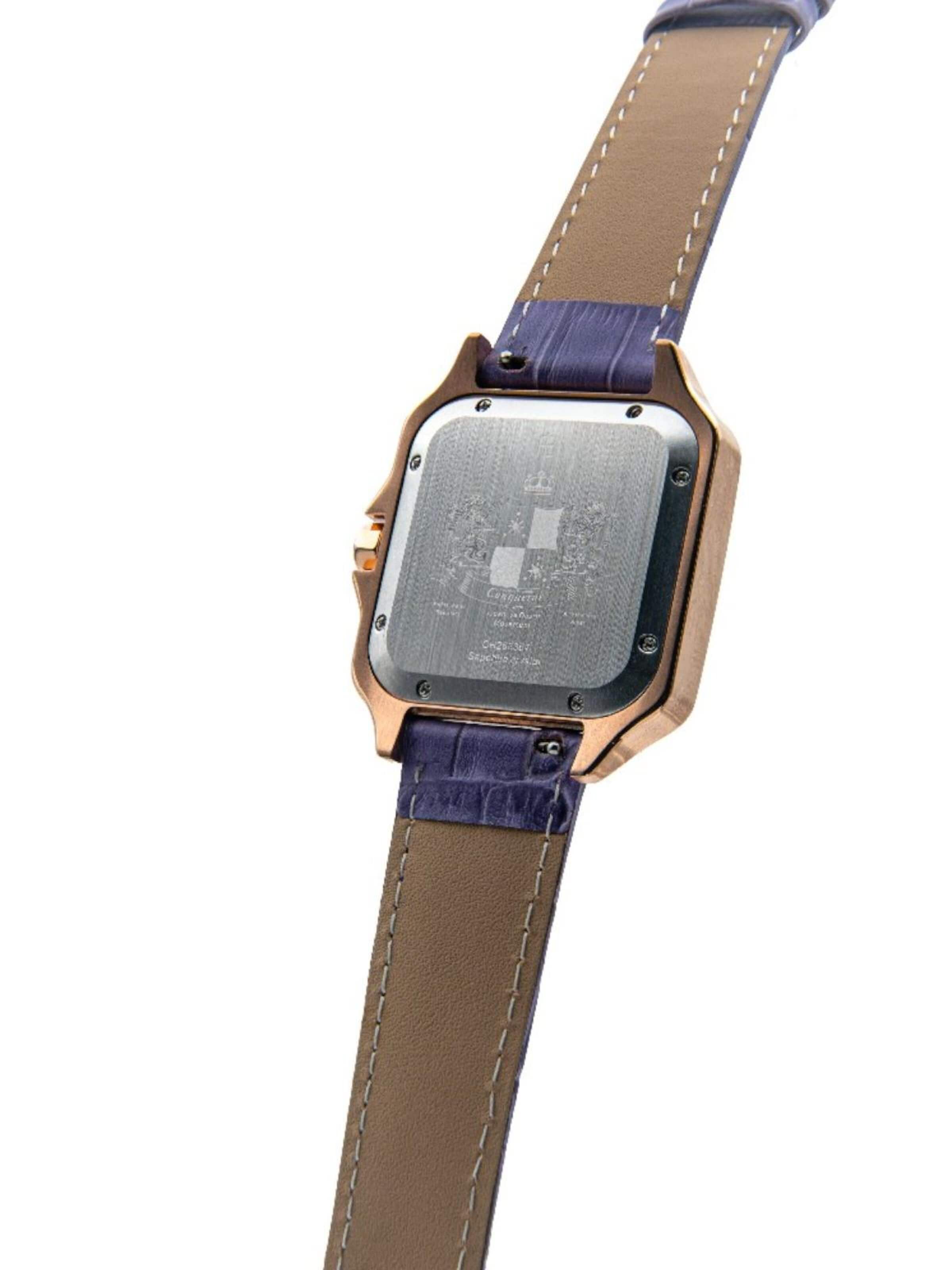 Laurent Philippe - Reloj analógico 'Conqueror Spirit of the Rose Orchidée Nocturne' en oro