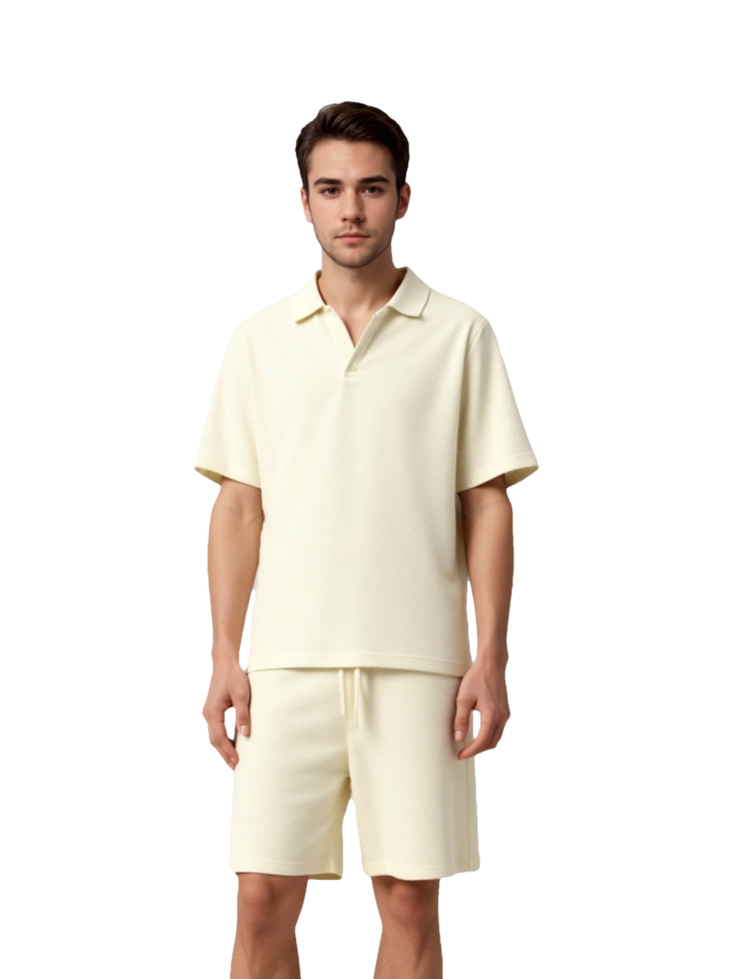 JACK & JONES Zweiteiler 'Islington' in Beige: Vorderseite