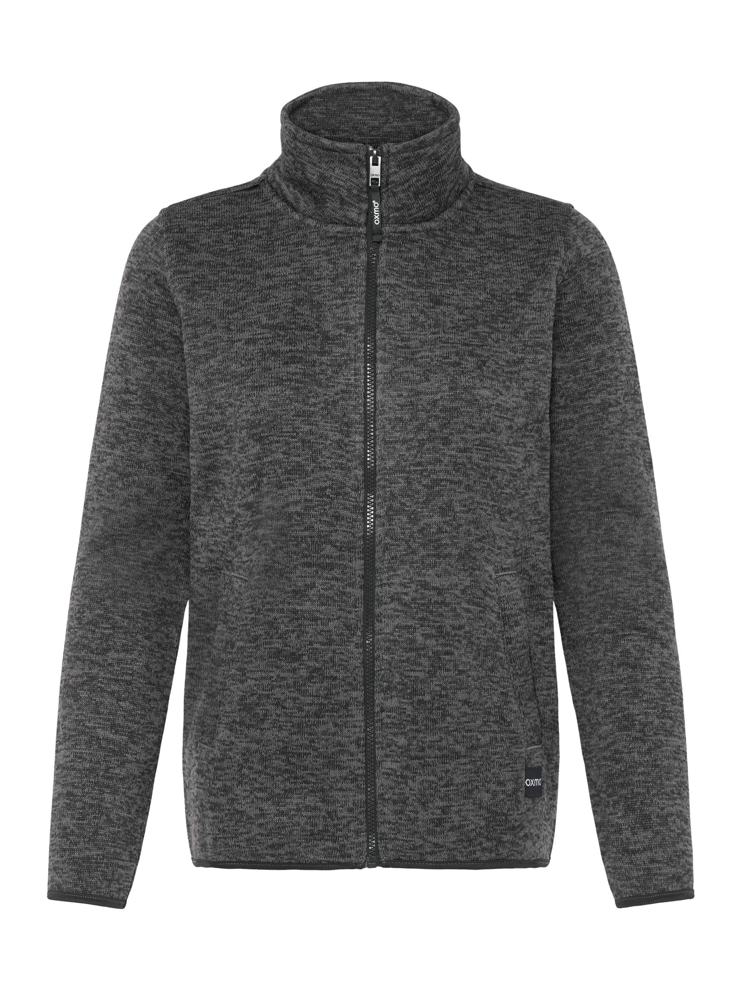 Giacca di pile ' OXELFE ' di Oxmo in grigio: frontale