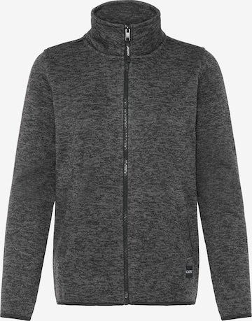 Oxmo Fleecejacke ' OXELFE ' in Grau: Vorderseite