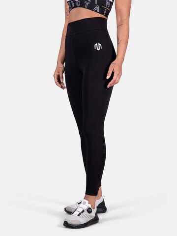 MOROTAI Skinny Sporthose 'Premium' in Schwarz