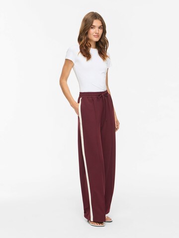VILA Wide leg Broek 'VIClua' in Bruin: voorkant