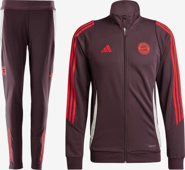 ADIDAS PERFORMANCE Tracksuit 'FC Bayern München Teamline' in Red: front