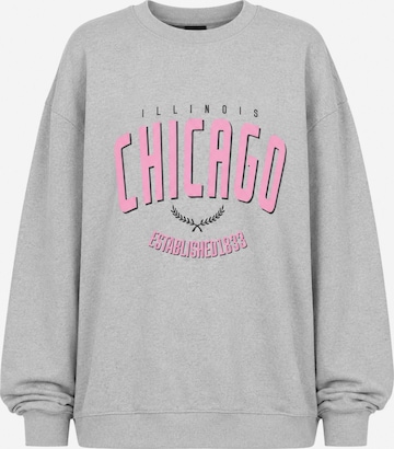 Worldclassca Oversizepullover 'Chicago' in Grau: Vorderseite