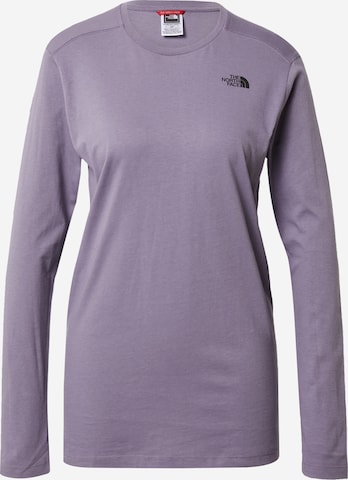 T-shirt THE NORTH FACE en violet : devant