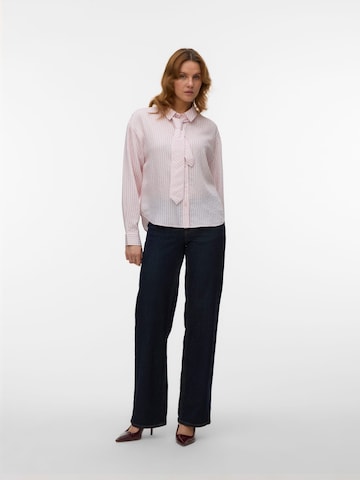 VERO MODA Blouse 'Juliana' in Roze: voorkant