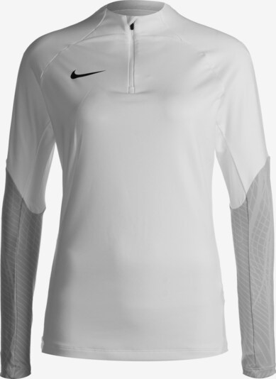 NIKE Functioneel shirt 'Strike 23' in de kleur Lichtgrijs / Zwart / Wit, Productweergave