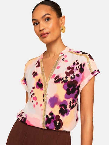 Chemisier love & roses en rose : devant