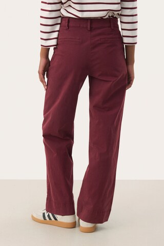 Wide Leg Pantalon 'Belme' Part Two en rouge