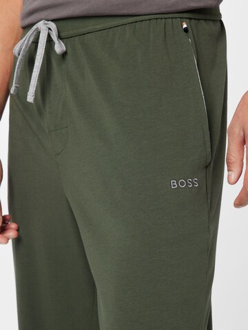 BOSS Black Tapered Trousers 'Mix&Match' in Green