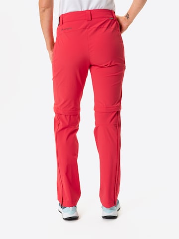 VAUDE Regular Outdoor Pants 'Farley' in Red