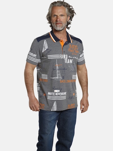 T-Shirt 'Sigurdur' Jan Vanderstorm en gris : devant