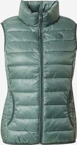 QS Bodywarmer in Groen: voorkant