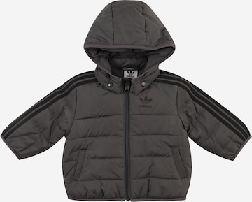 Veste mi-saison 'Adicolor' ADIDAS ORIGINALS en gris : devant