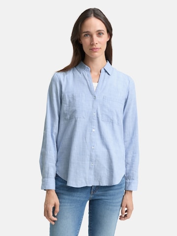 TOM TAILOR - Blusa en azul: frente