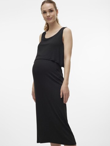 MAMALICIOUS Sukienka 'BRYNJA JUNE' w kolorze czarny: przód