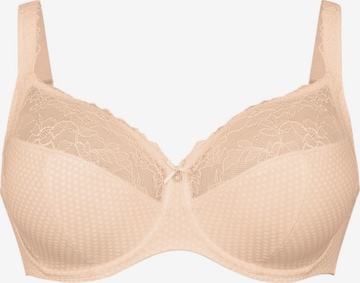 ROSA FAIA Minimiser Bra 'Eloise' in Pink: front