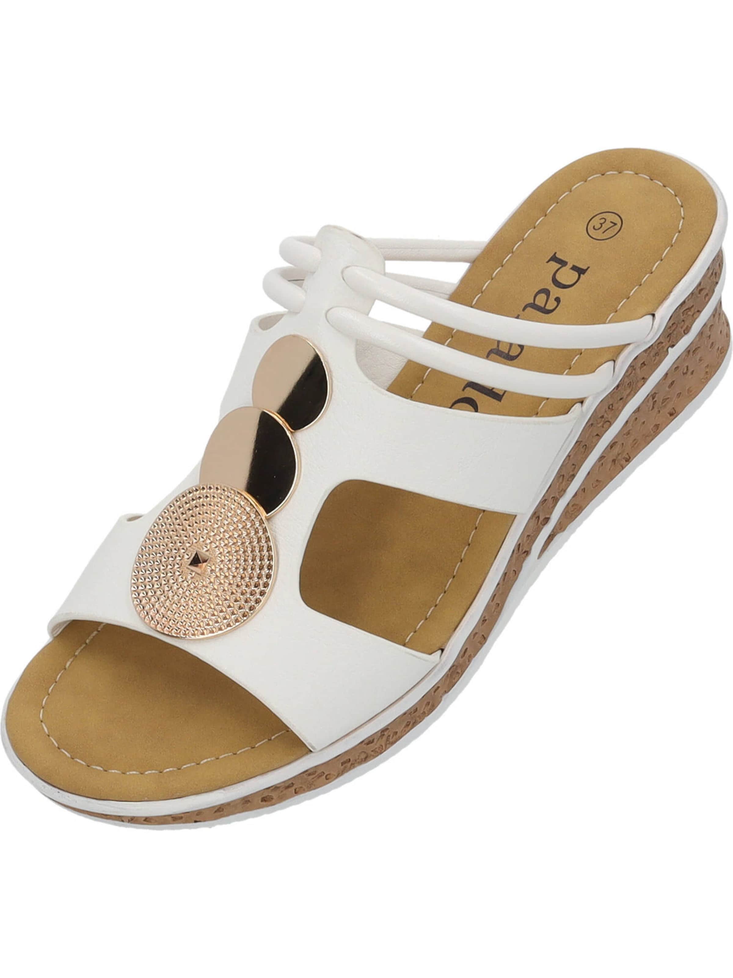 Palado Šľapky 'Siolma' - Biela: predná strana