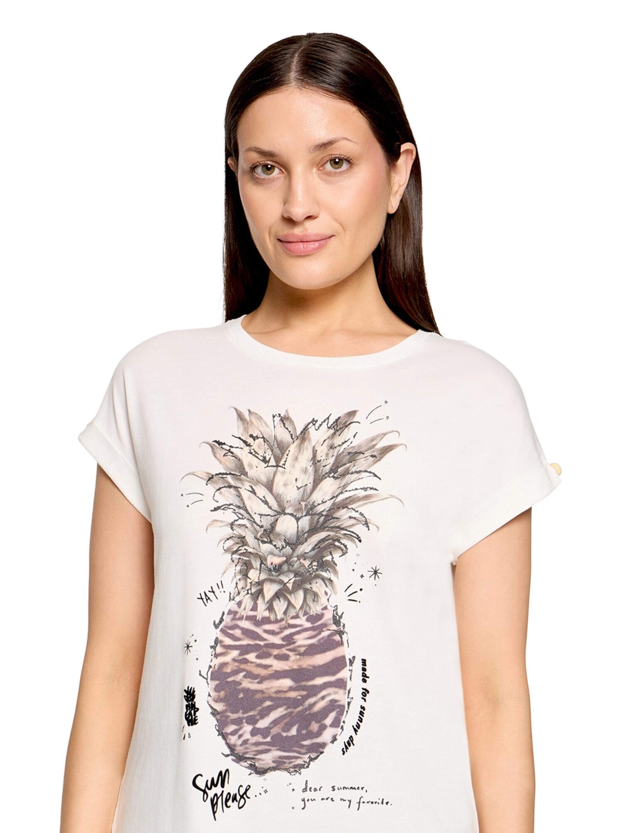 T-shirt Cartoon en blanc